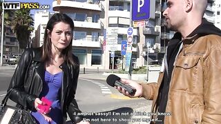 Risky sex video with a long-haired hottie