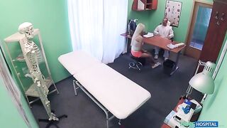 Lucy Shine - Doctor Helps Blonde Get a Wet Pussy
