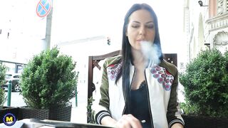 Cockhungry mom Allatra Hot loves hard anal sex