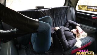 Busty Curvy Squirting Blonde Driver