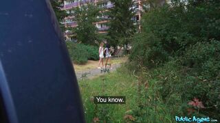 Lucky Agent in Basement Threesome