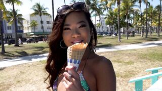 Great Day For A Stroll On South Beach