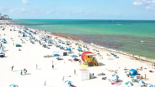 Great Day For A Stroll On South Beach
