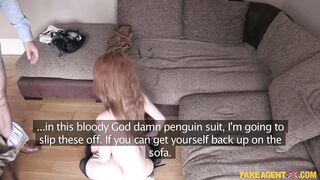 Unexpected Creampie for Sexy Redhead