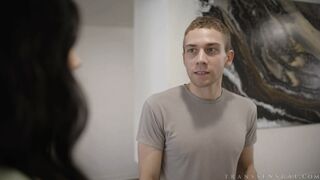 Hard Cock In A Dress Gets Gilf Going