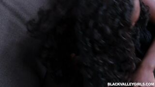 Nerdy Black Beauty Goes Down and Dirty