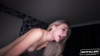 Haley'S Hole Is Cum Filled