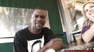 Sarah Takes A Ride On The Monster Cock Express