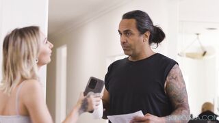 Cute teen Chloe Temple fucks her new boss