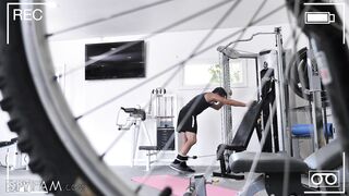 Step Dad Gives Step Daughter Pussy Work Out