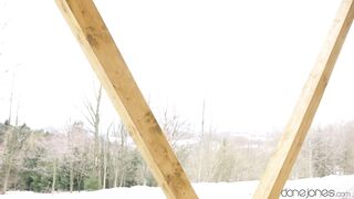 Sexy Lingerie Surprise in Ski Lodge