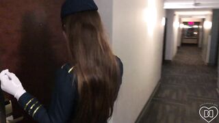 Naughty Stewardess and My First Pilot
